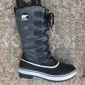 ☘️🌸 Sorel Grey Fleece lined Winter Boots 🌸☘️